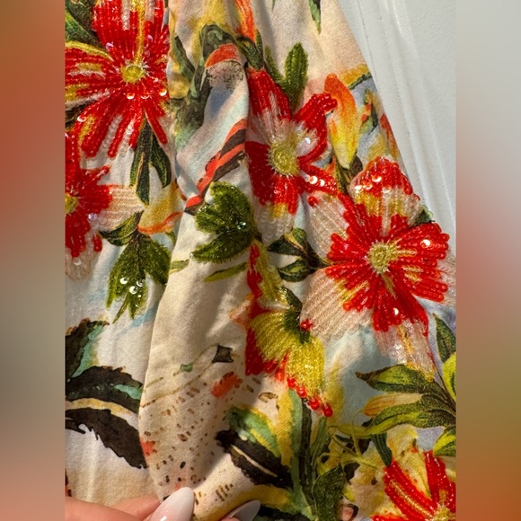 ROCO SANDS- ABSOLUTELY stunning Tropical Dress. Sz Small - Picture 4 of 11
